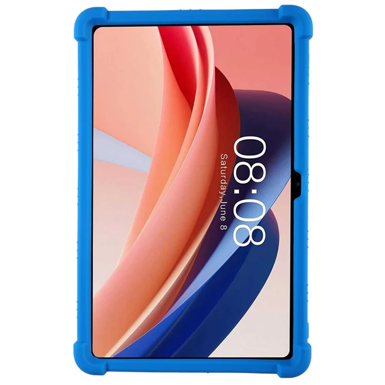 For Teclast T50 Pro Protective Cover Silicone Tablet Case Multiple Viewing Kickstand - Dark Blue