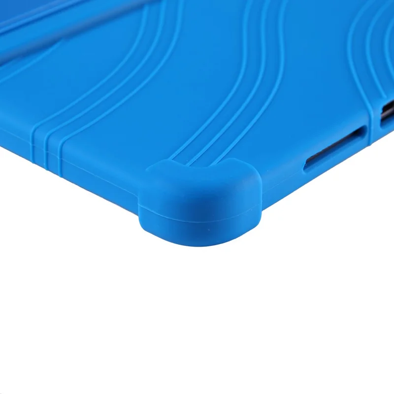 Beskyttende cover til Teclast T50 Pro silikone tablettehylster med flere betragtningsvinkler kickstand - Sort