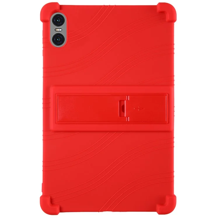 Per Teclast T50 Pro Custodia Protettiva Silicone Custodia Tablet Visualizzazione Multipla Supporto - Rosso