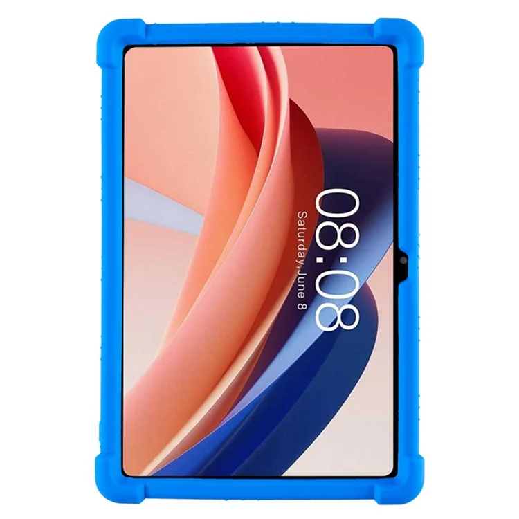 For Teclast M50 / M50 HD 10.1 / M50 Pro 10.1 (2023) Case PC Kickstand Silicone Tablet Cover - Dark Blue