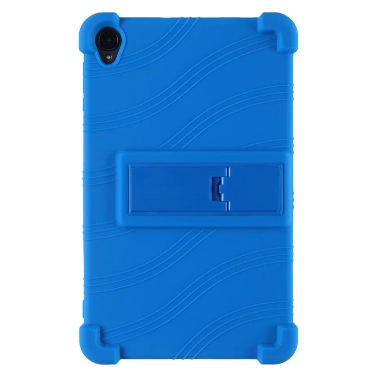 For Teclast P80T Silicone Tablet Case Multi-Viewing Kickstand Cover - Dark Blue
