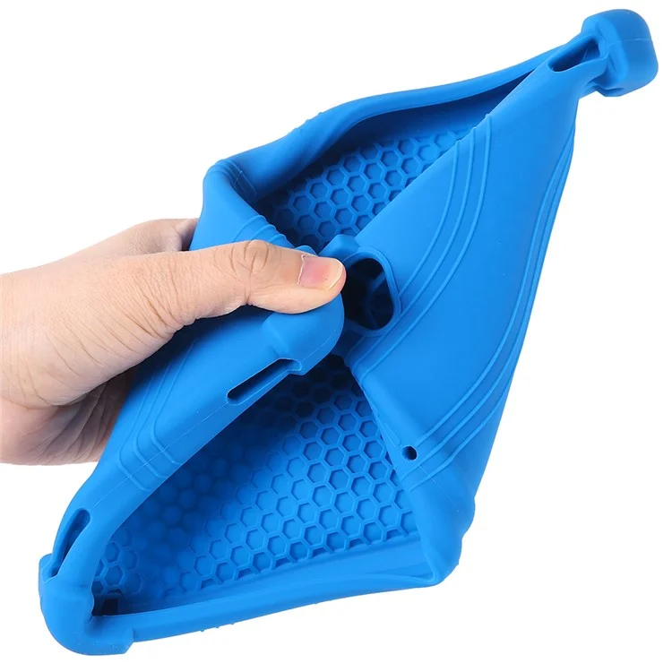 For Teclast P80T Silicone Tablet Case Multi-Viewing Kickstand Cover - Dark Blue