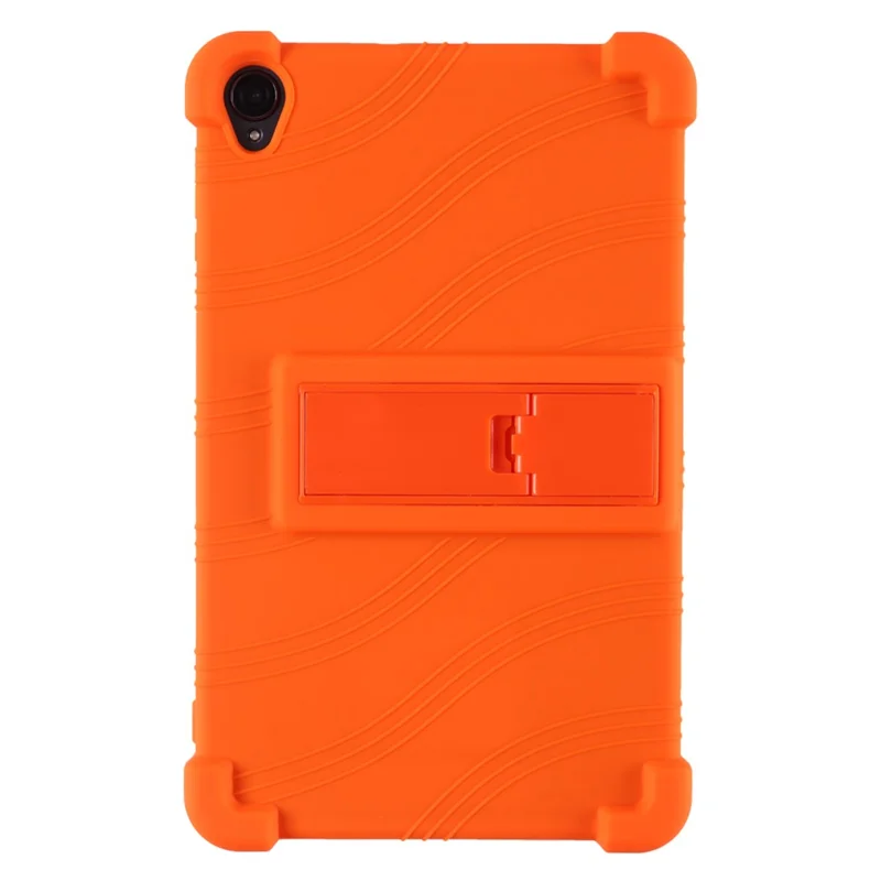 For Teclast P80T Silicone Tablet Case Multi-Viewing Kickstand Cover - Orange
