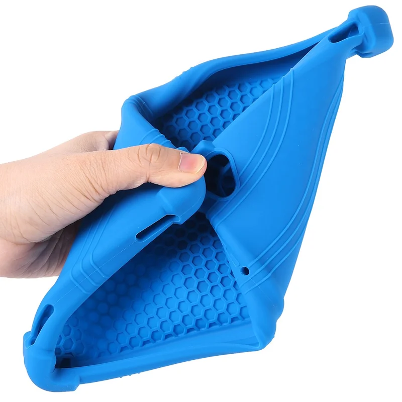 For Teclast P80T Silicone Tablet Case Multi-Viewing Kickstand Cover - Orange