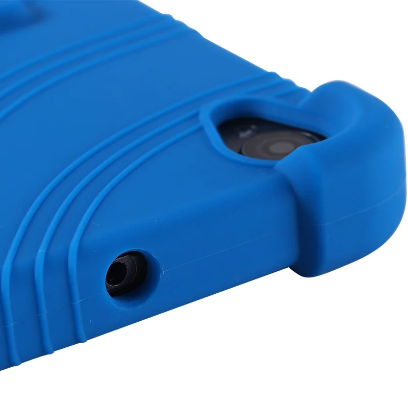 For Teclast P80T Silicone Tablet Case Multi-Viewing Kickstand Cover - Orange