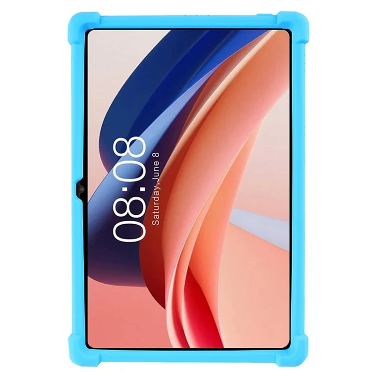 For Teclast M40 Plus (Single Camera) / P40HD (Single Camera) / M40S (Single Camera) Silicone Case Rugged Protective Cover  - Sky Blue