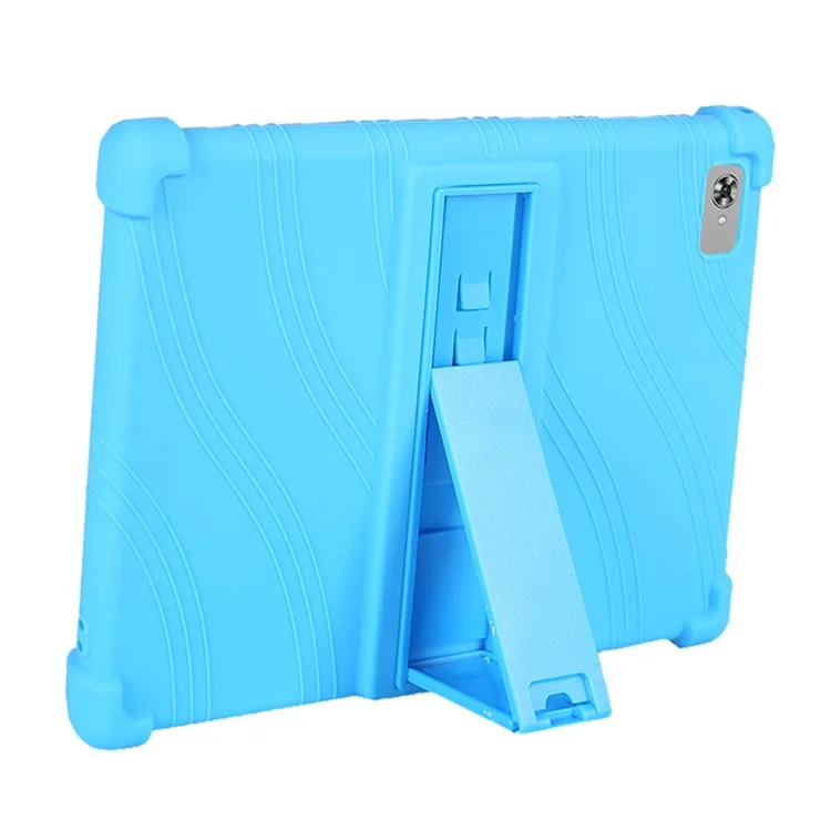 For Teclast M40 Plus (Single Camera) / P40HD (Single Camera) / M40S (Single Camera) Silicone Case Rugged Protective Cover  - Sky Blue
