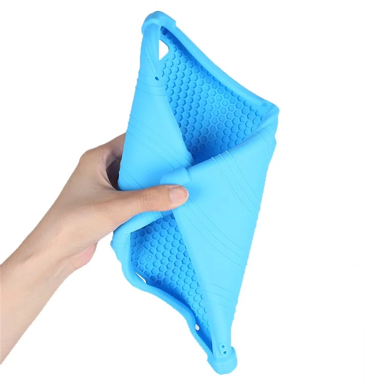 For Teclast M40 Plus (Single Camera) / P40HD (Single Camera) / M40S (Single Camera) Silicone Case Rugged Protective Cover  - Sky Blue