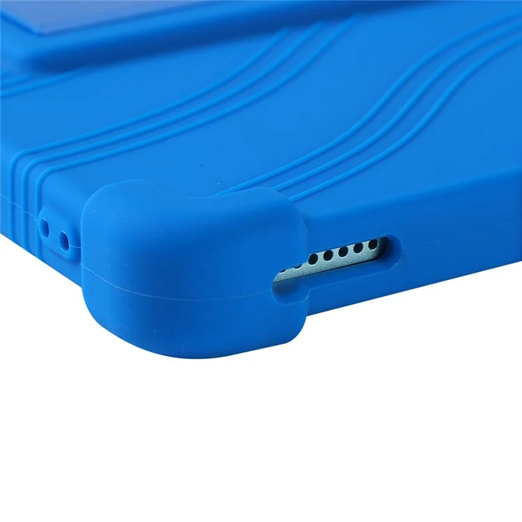 Pour Teclast P85T Kickstand Tablet Case Reinforced Corners Silicone Cover - Bleu foncé