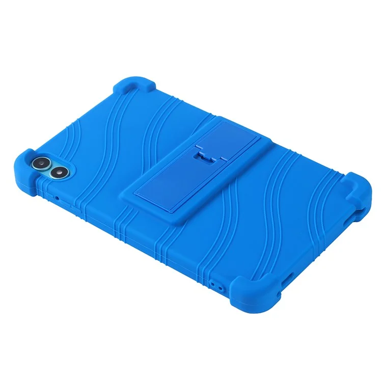 Pour Teclast P85T Kickstand Tablet Case Reinforced Corners Silicone Cover - Bleu foncé