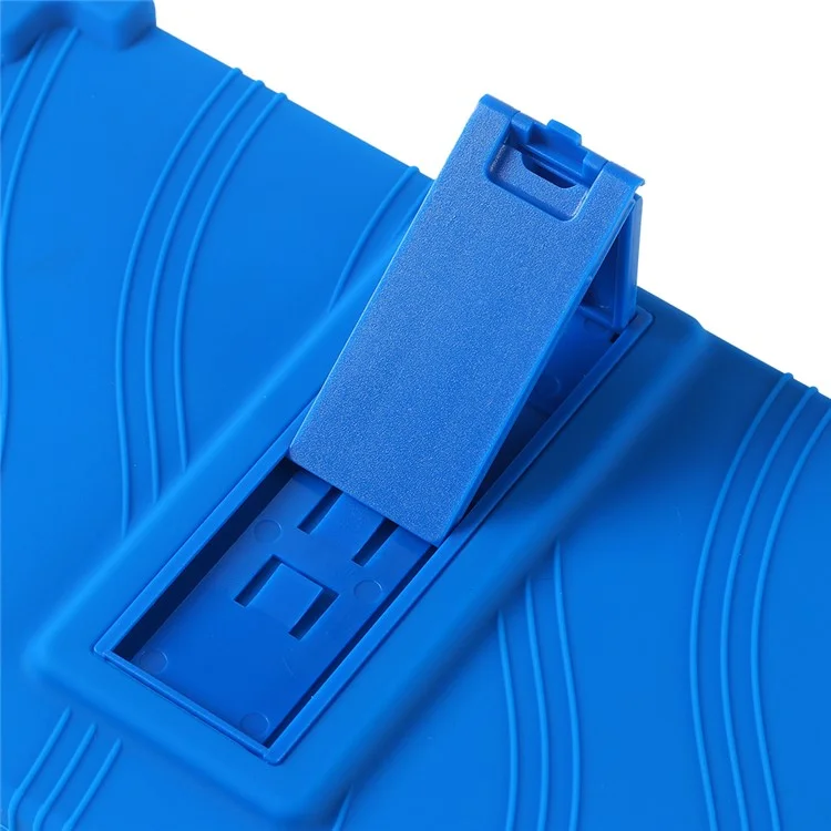 Pour Teclast P85T Kickstand Tablet Case Reinforced Corners Silicone Cover - Bleu foncé