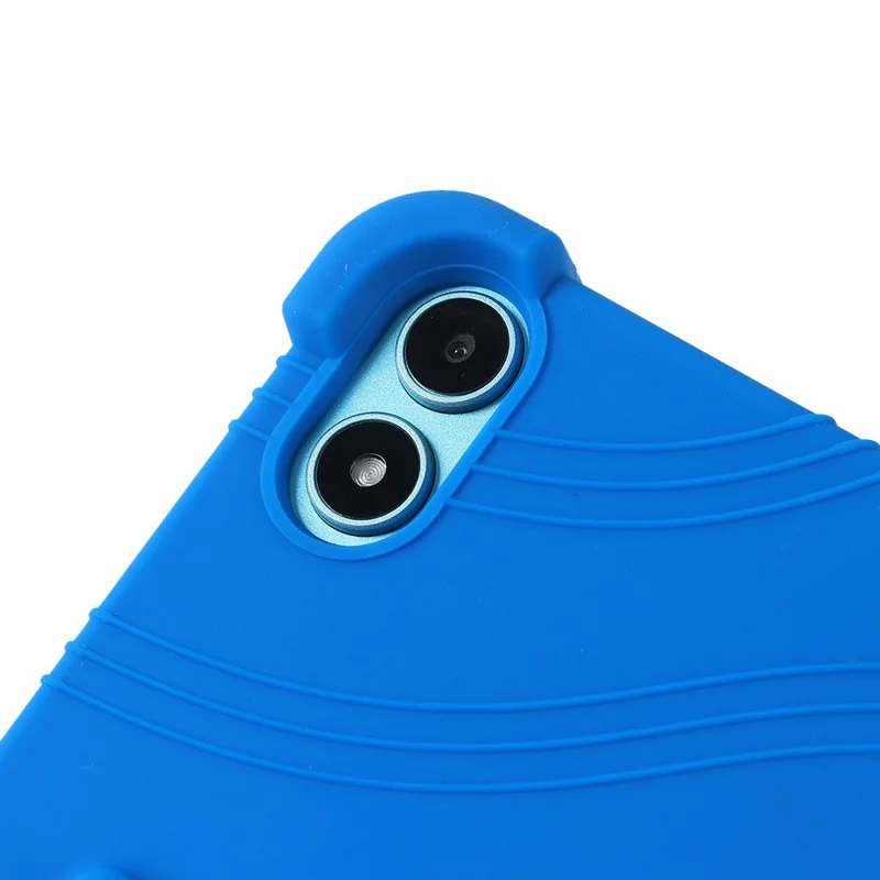 For Teclast P85T Kickstand Tablet Case Reinforced Corners Silicone Cover - Red