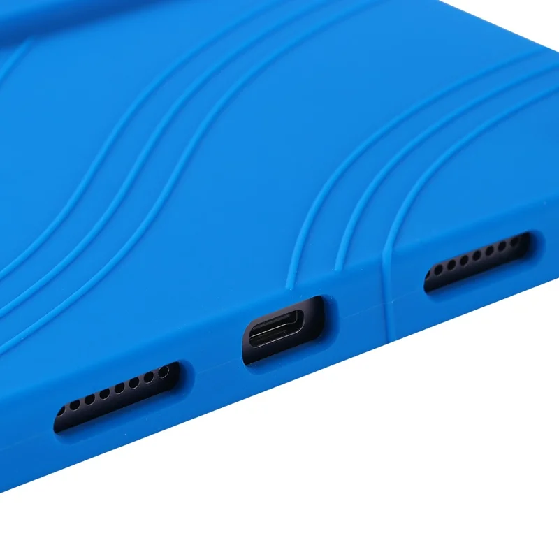 Für Teclast T40 Air / T40HD Tablet-Hülle Kickstand Silikon Schutzhülle - Dunkelblau