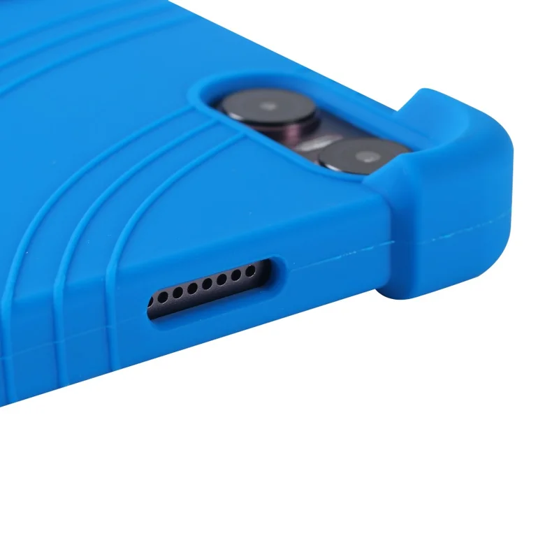 Für Teclast T40 Air / T40HD Tablet-Hülle Kickstand Silikon Schutzhülle - Dunkelblau