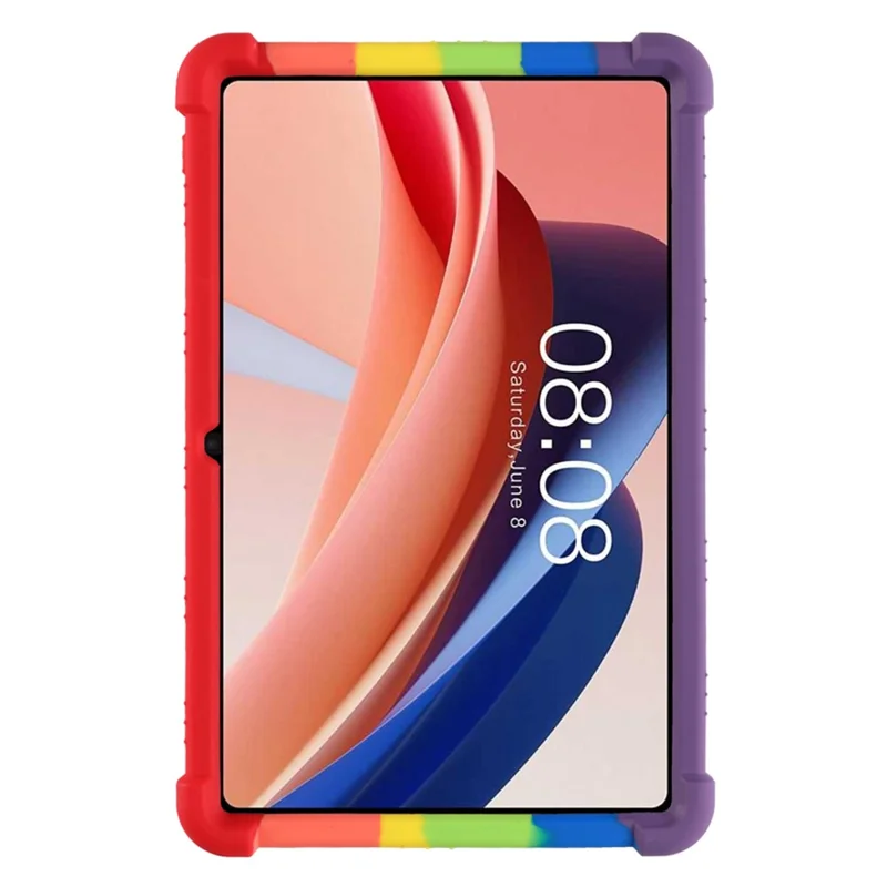 For Teclast T40S Silicone Case Kickstand 4 Corners Shockproof Tablet Cover - Multi-color