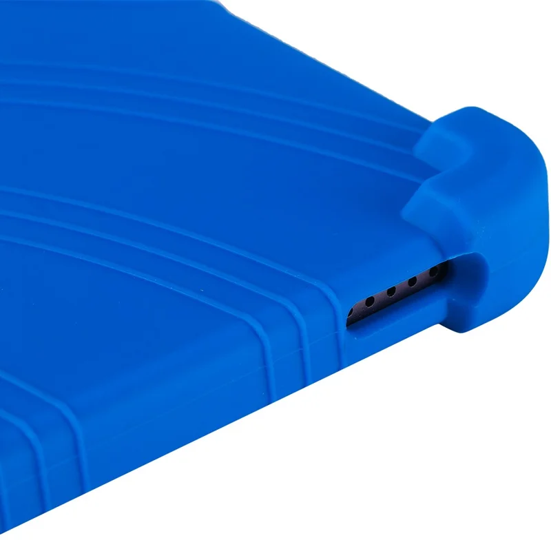 For Teclast T40S Silicone Case Kickstand 4 Corners Shockproof Tablet Cover - Sky Blue