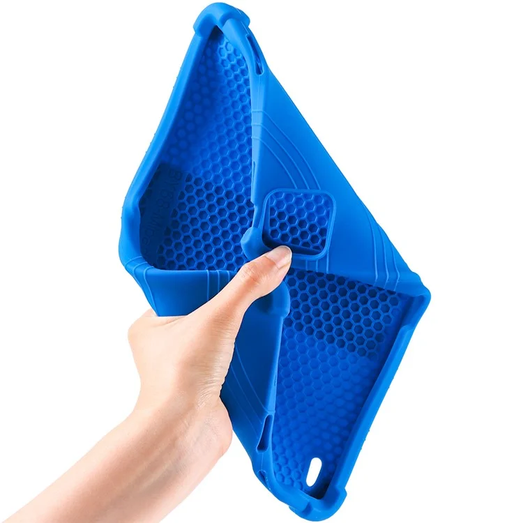 Pour Xiaomi Pad 6 / Pad 6 Pro Couvercle de Choc Pour Comprimés de Silicone Pliant de Case. - Bleu Foncé