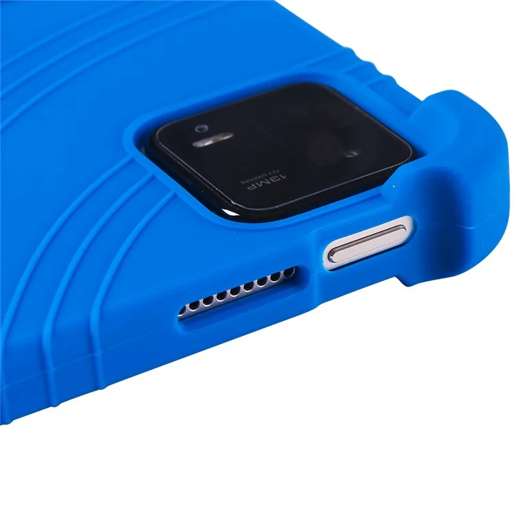 Funda plegable con soporte para Xiaomi Pad 6/Pad 6 Pro, funda protectora de silicona a prueba de golpes para tableta - Azul oscuro