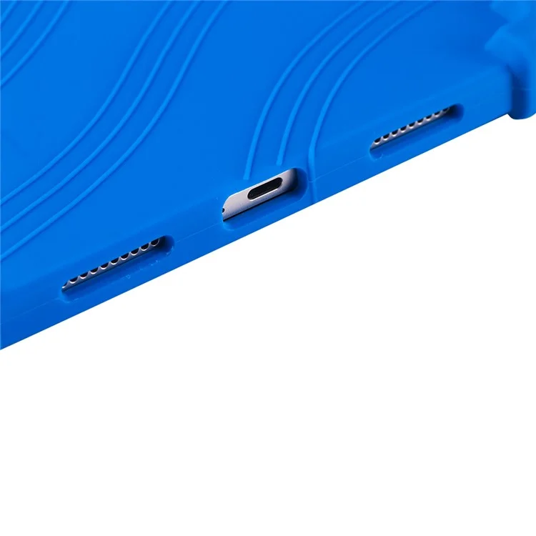 For Xiaomi Pad 6 / Pad 6 Pro Case Folding Kickstand Silicone Tablet Shockproof Cover - Dark Blue