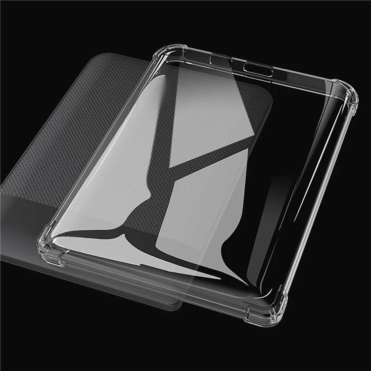Para Kobo Nia (2023) Capa de 6 polegadas Proteção em Quatro Cantos Capa Traseira de e-Reader Soft TPU Transparente