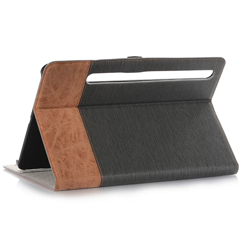 For Samsung Galaxy Tab S10 FE / S9 FE Wallet Case Cross Texture PU Leather Tablet Cover - Grey