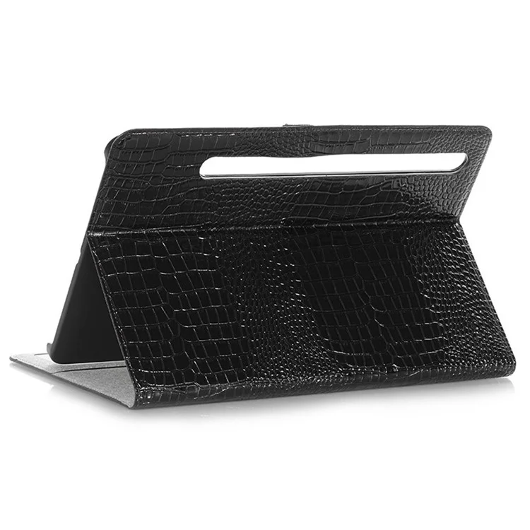 For Samsung Galaxy Tab S10 FE / S9 FE Case Viewing Stand Leather Wallet Tablet Cover - Black
