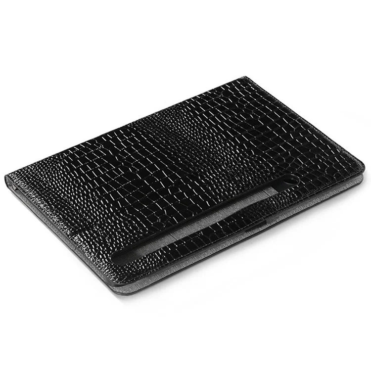 For Samsung Galaxy Tab S10 FE / S9 FE Case Viewing Stand Leather Wallet Tablet Cover - Black