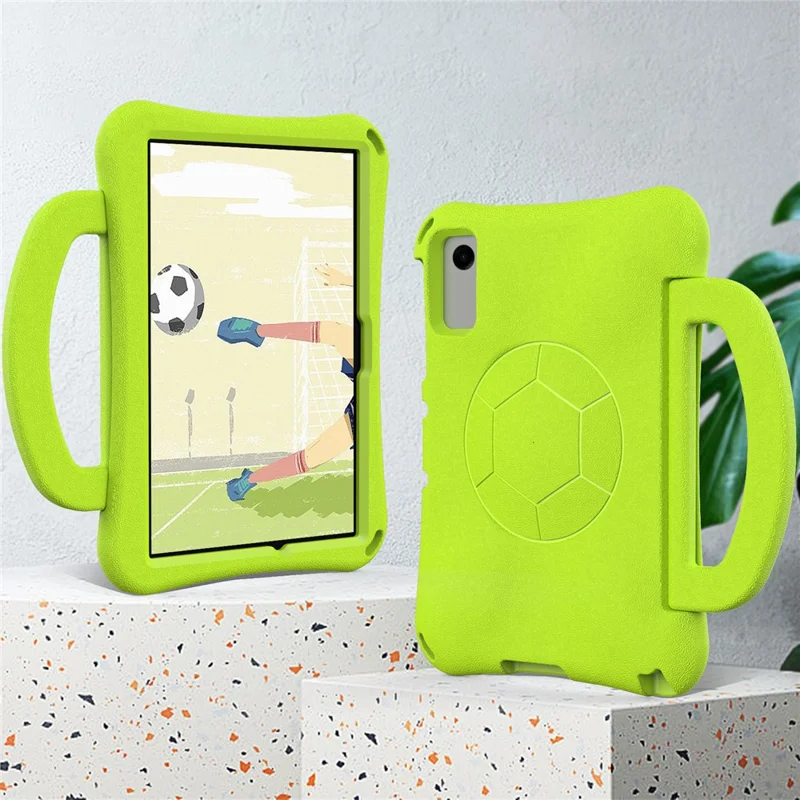 For Samsung Galaxy Tab A11+ / A9+ / Xiaomi Redmi Pad SE / Redmi Pad 2 / Lenovo Tab K11 Gen 2 / Idea Tab / Xiaoxin Pad 11 2025 EVA Case Kickstand Tablet Hard Cover - Green