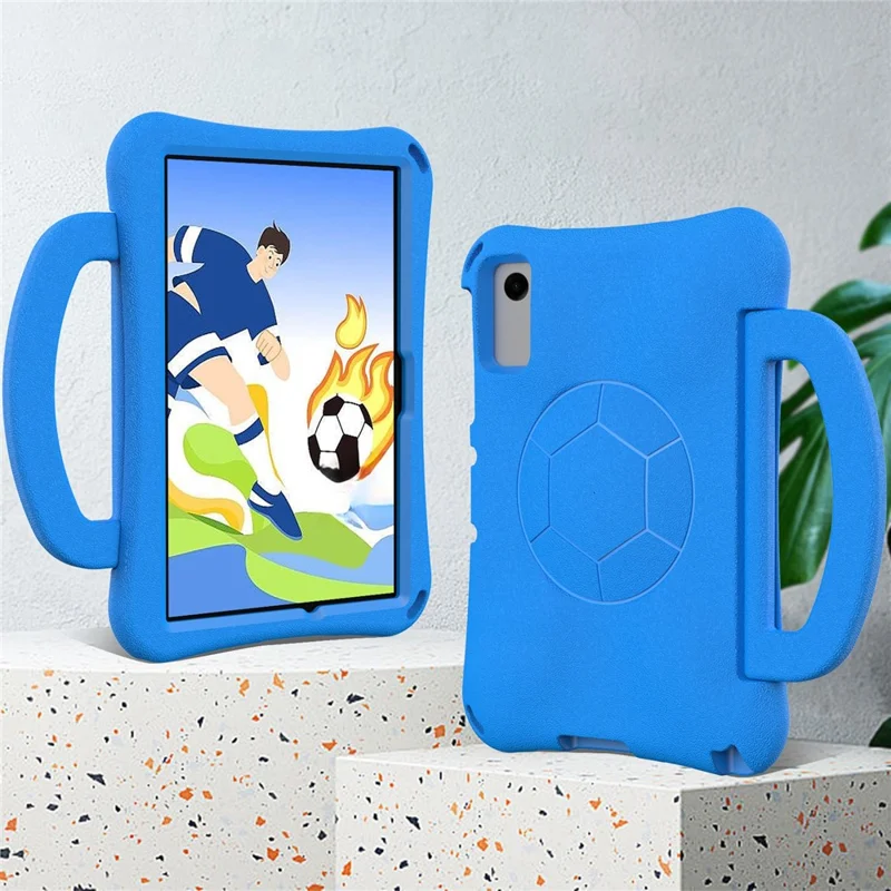 For Samsung Galaxy Tab A11+ / A9+ / Xiaomi Redmi Pad SE / Redmi Pad 2 / Lenovo Tab K11 Gen 2 / Idea Tab / Xiaoxin Pad 11 2025 EVA Case Kickstand Tablet Hard Cover - Blue