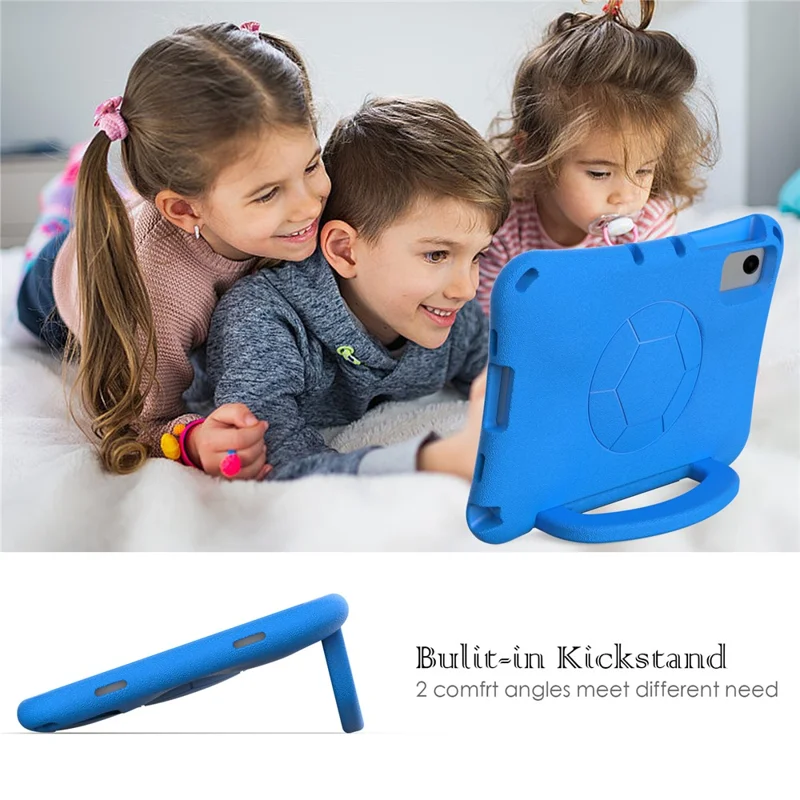 For Samsung Galaxy Tab A11+ / A9+ / Xiaomi Redmi Pad SE / Redmi Pad 2 / Lenovo Tab K11 Gen 2 / Idea Tab / Xiaoxin Pad 11 2025 EVA Case Kickstand Tablet Hard Cover - Blue