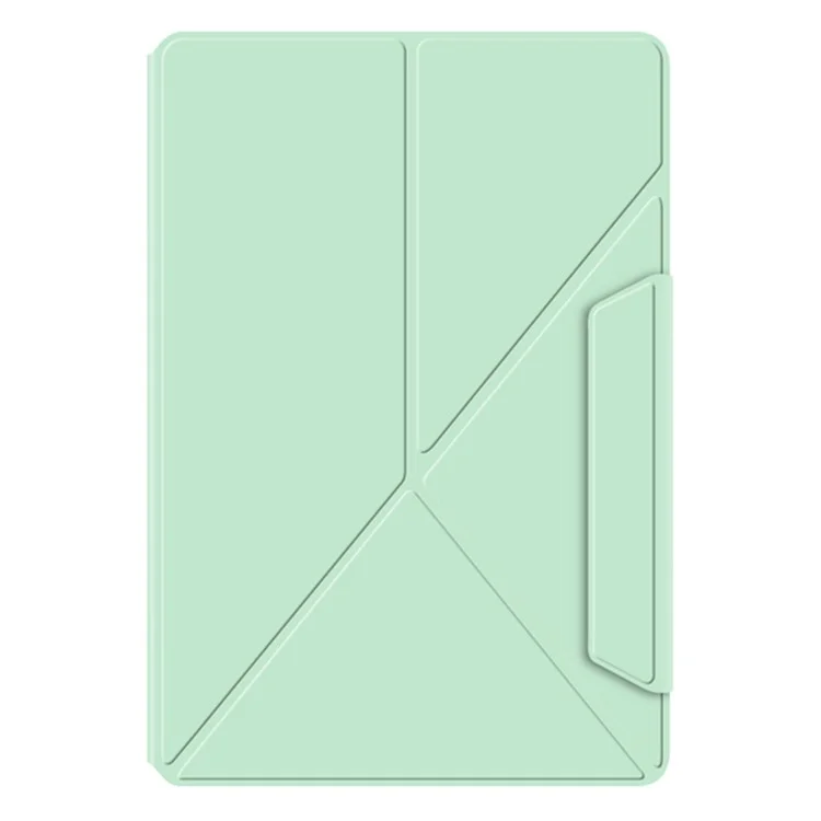 Для чехла Xiaomi Pad 6S Pro 12.4 Origami Stand PU Leather Flip Tablet Cover - зеленый