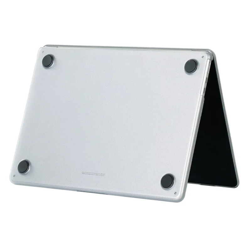 For MacBook Air 13 inch (2026) A3449 / (2025) A3240 / (2024) A3113 / (2022) A2681 Case Hard PC Drop-Resistant Laptop Protective Cover - Grey