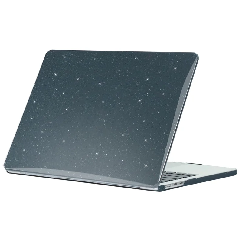 For MacBook Pro 13 inch (2016-2020) A1706 A1708 A1989 A2159 A2338 Laptop Case Starry Sky Hard PC Cover - Black