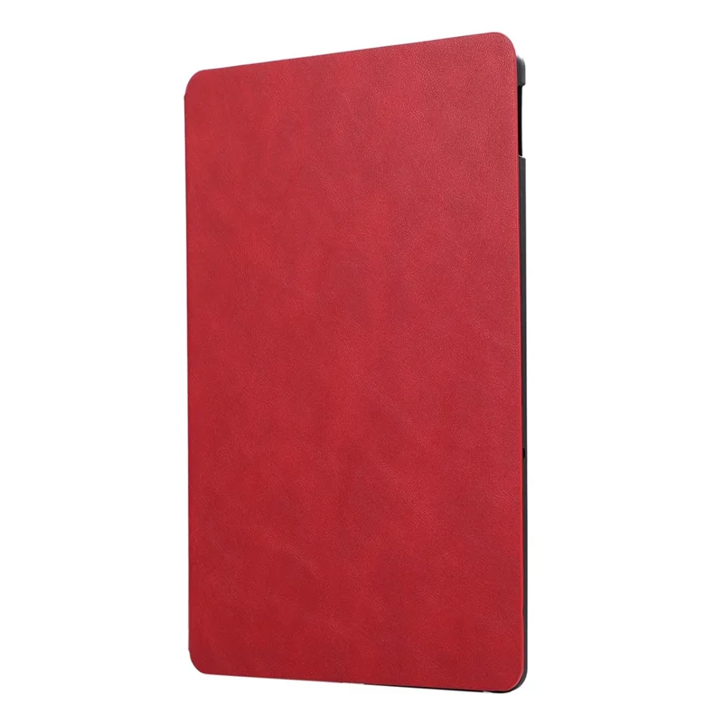 For Lenovo Tab M10 Plus (3rd Gen) Case PU Leather Tablet Cover with Stand Function - Red