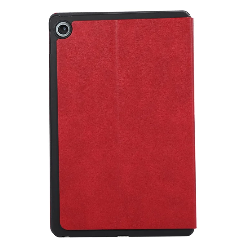 For Lenovo Tab M10 Plus (3rd Gen) Case PU Leather Tablet Cover with Stand Function - Red