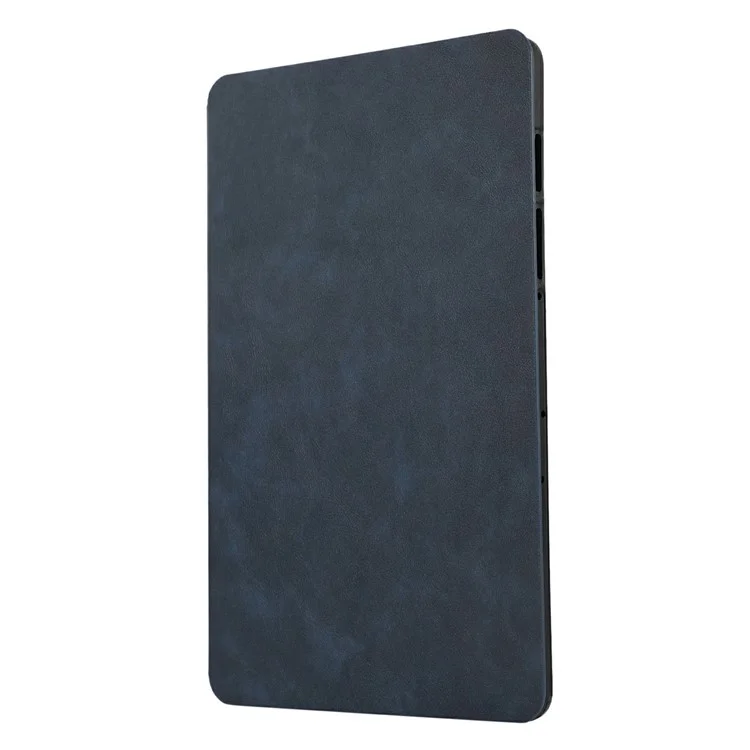 Pour Samsung Galaxy Tab S9+ / Tab S9 FE+ Stand Case Minimaliste Housse en Cuir pour Tablette - Bleu