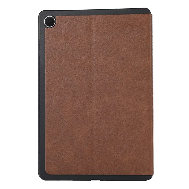 For Samsung Galaxy Tab A11+ / A9+ Case PU Leather Shockproof Tablet Cover with Stand - Brown