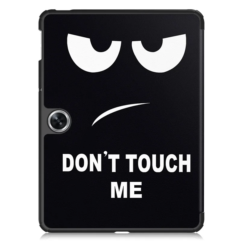Para Oppo Pad Air 2 Tablet Case Trifold Stand Pattern Printing Drop-proof Cover - Não me toque