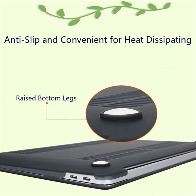 For MacBook Pro 15 inch (2016-2017) A1707 / (2018-2019) A1990 PC Case Pattern Printed Slim Laptop Shell - DDC-015