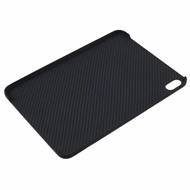 Para iPad Air (2022) / (2020) Funda Negra Textura Gruesa Fibra de Aramida Cubierta de Tableta