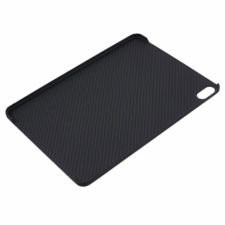 For iPad Air (2020) / (2022) Shockproof Case 600D Fine Texture Aramid Fiber Black Tablet Cover