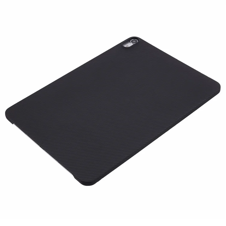 For iPad Air (2020) / (2022) Shockproof Case 600D Fine Texture Aramid Fiber Black Tablet Cover