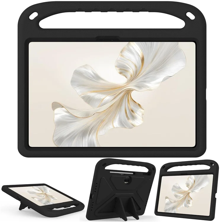 For Honor Pad 9 Hülle EVA-Griff Ständer Tablet-Cover - Schwarz