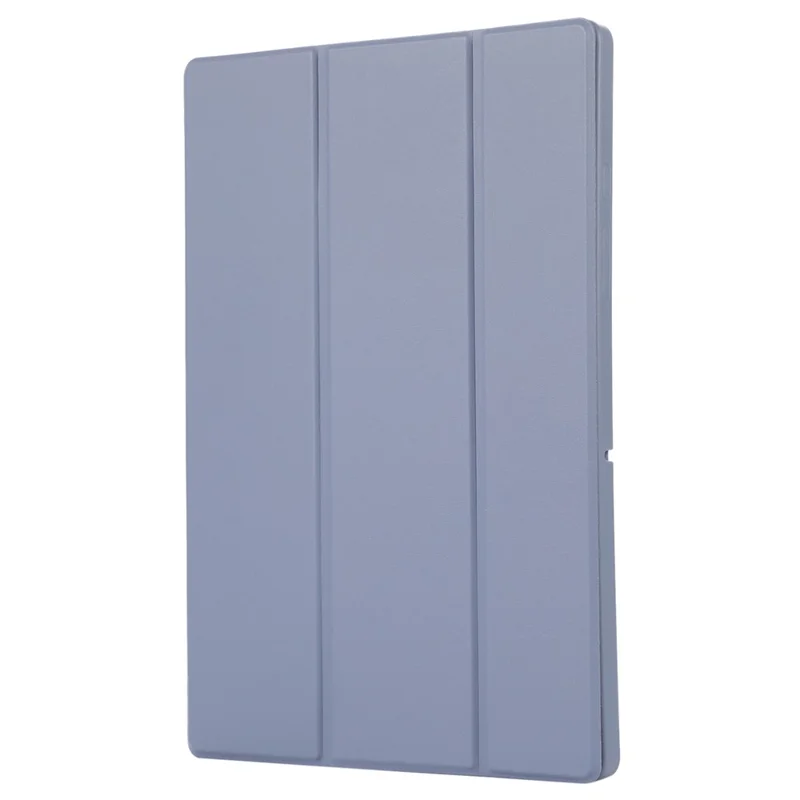 Trekantlåsestøtte PU-læderet tabletomslag med penneholder til Samsung Galaxy Tab A9+ - Lilla