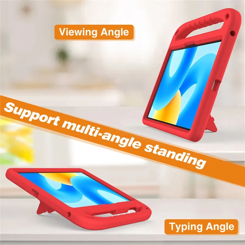 For Huawei MatePad 11.5 / MatePad 11.5 S (2025) / MatePad 11.5 S (2024) / MatePad Air 11.5 inch (2023) Case Kids Friendly EVA Handle Tablet Cover - Red