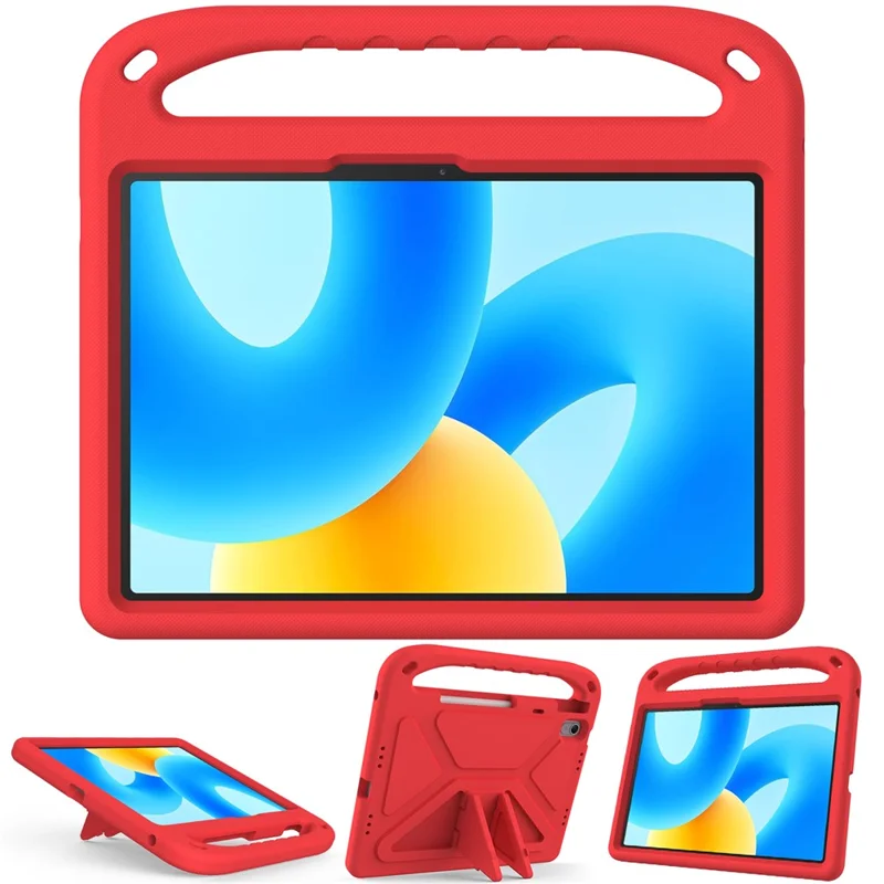 For Huawei MatePad 11.5 / MatePad 11.5 S (2025) / MatePad 11.5 S (2024) / MatePad Air 11.5 inch (2023) Case Kids Friendly EVA Handle Tablet Cover - Red
