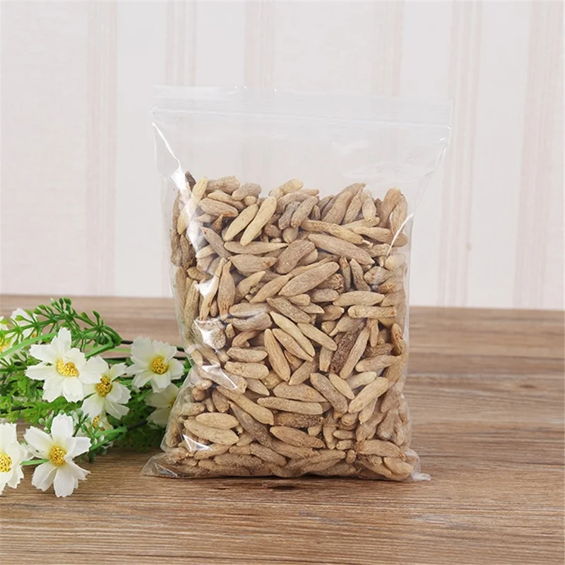 MX-054 100Pcs / Pack 20 x 30cm Clear Sealing Bags Ziplock PE Bags for Kitchen Food Storage