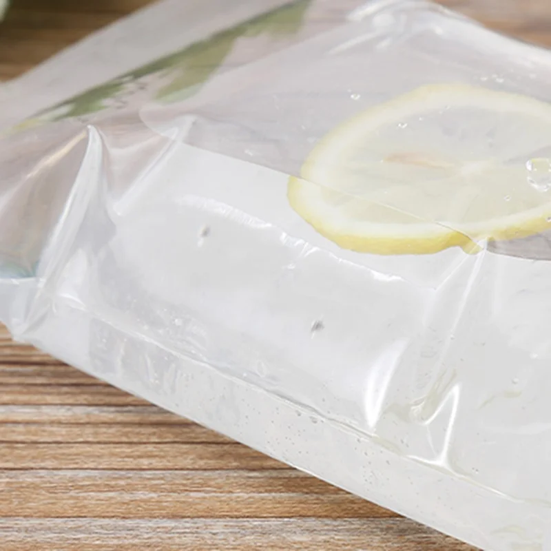 MX-054 100Pcs / Pack 20 x 30cm Clear Sealing Bags Ziplock PE Bags for Kitchen Food Storage