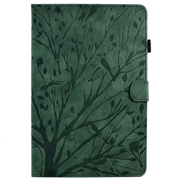 А7 Чехол для Lenovo Tab M11 / Xiaoxin Pad 11 2024 Однотонный цвет Авто Пробуждение / Сон Подставка для планшета - Зеленый 