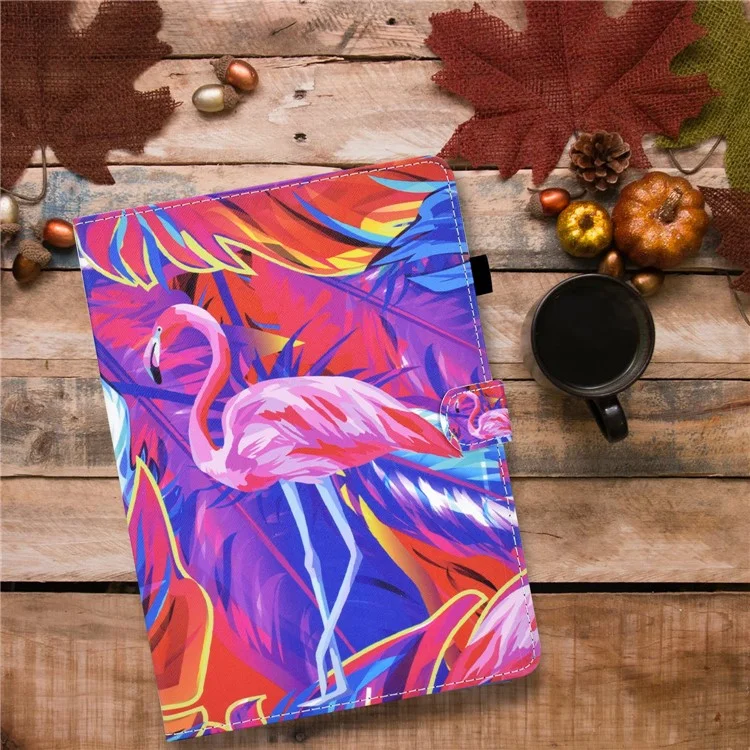 For Lenovo Tab M11 / Xiaoxin Pad 11 2024 Case Pattern Printing PU Leather Stand Tablet Cover - Bird